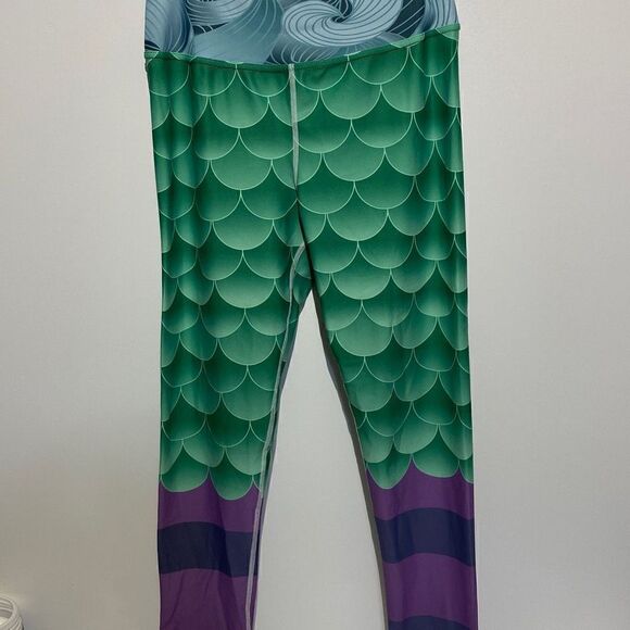 Silver Fox Women's Multicolored Printed Skinny Legging Pants Size Large - Picture 1 of 9